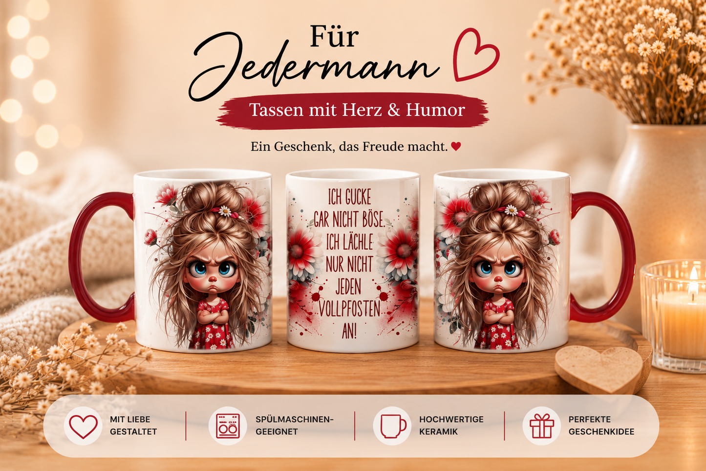 Tasse "Vollpfosten"