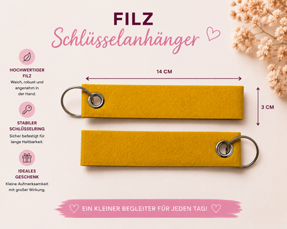 Schlüsselanhänger "Filz"