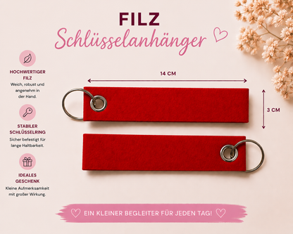 Schlüsselanhänger "Filz"