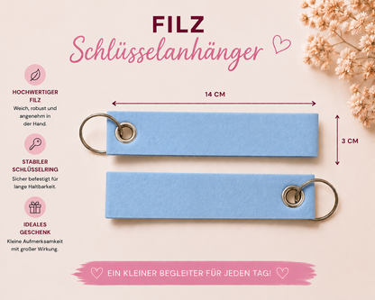Schlüsselanhänger "Filz"