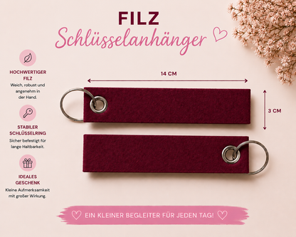 Schlüsselanhänger "Filz"