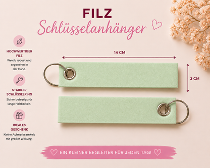 Schlüsselanhänger "Filz"