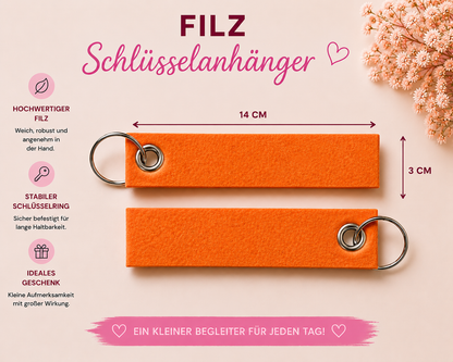 Schlüsselanhänger "Filz"
