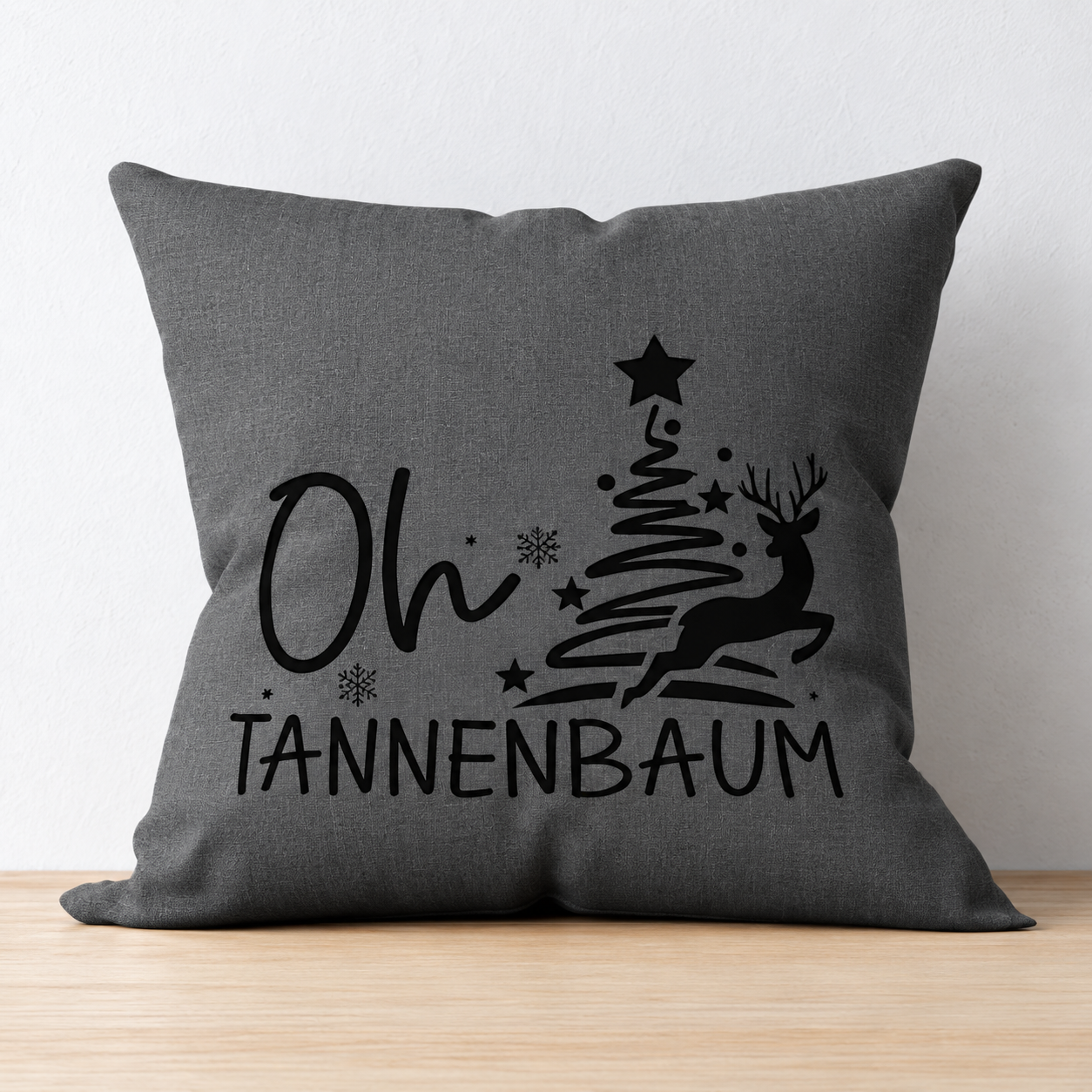 Kissenbezug "Oh Tannenbaum"