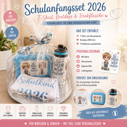 Wunderschönes und praktisches Schulanfangsset