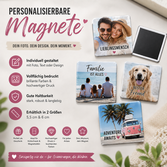 Personalisierbare Magnete
