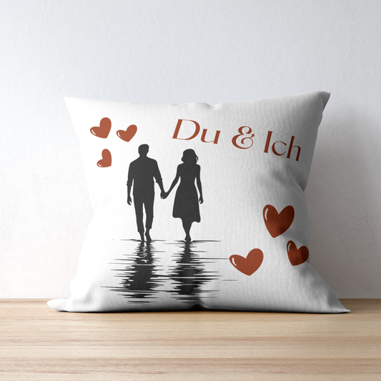 Kissenbezug "Du & Ich"