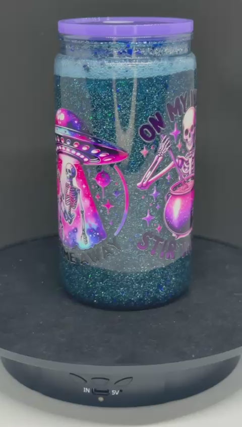 doppelwandiges  Glas "on my way"