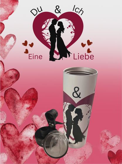 Tumbler 20oZ "Du & Ich" Valentinsspezial